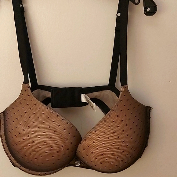 DKNY Mesh and Lace Pushup Bra/ Sz 36C/ NWOT/Adjustable Straps - Picture 1 of 5